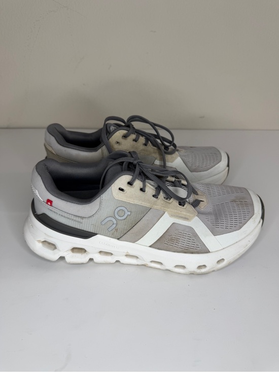 On Clouds Shoes - On Cloudrunner 2 Shoes Running Frost White Gray Sneakers Athletic Women’s 7.5